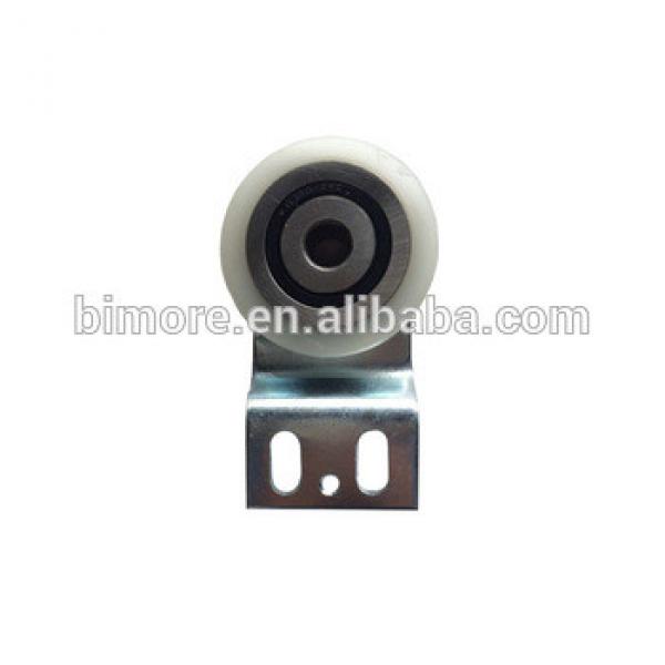 D75*12mm BIMORE Elevator door hanger roller with plate for Schindler QKS9 bend #1 image